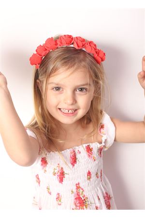 cerchietto da bambina con rose Capridea | CERCHIETTOFIORICORALLO